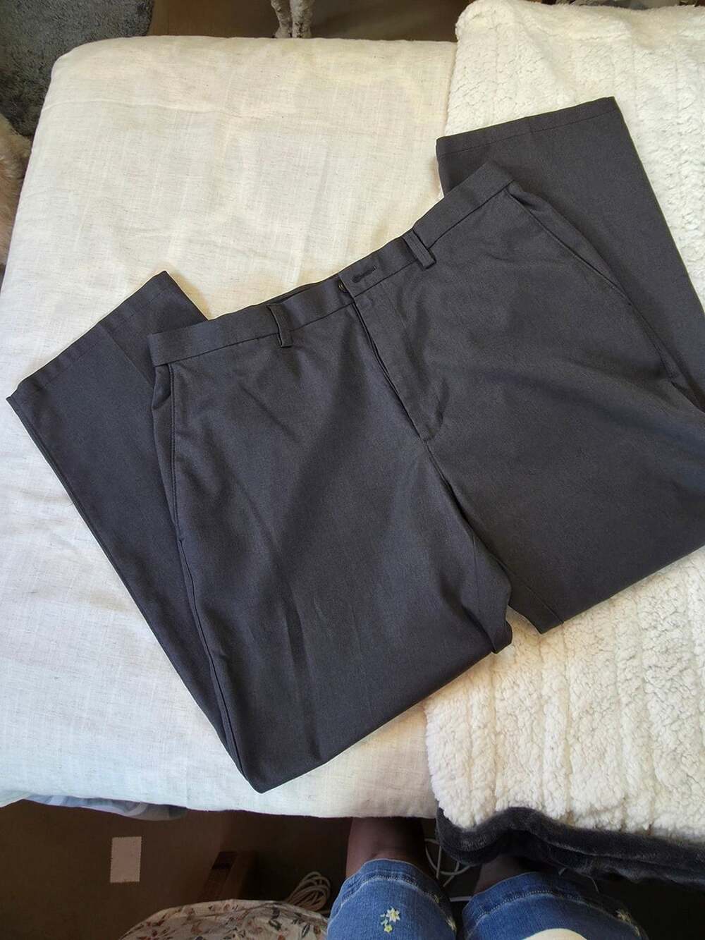 Haggar H26 Men's Gray Dress Pants Size 38x30